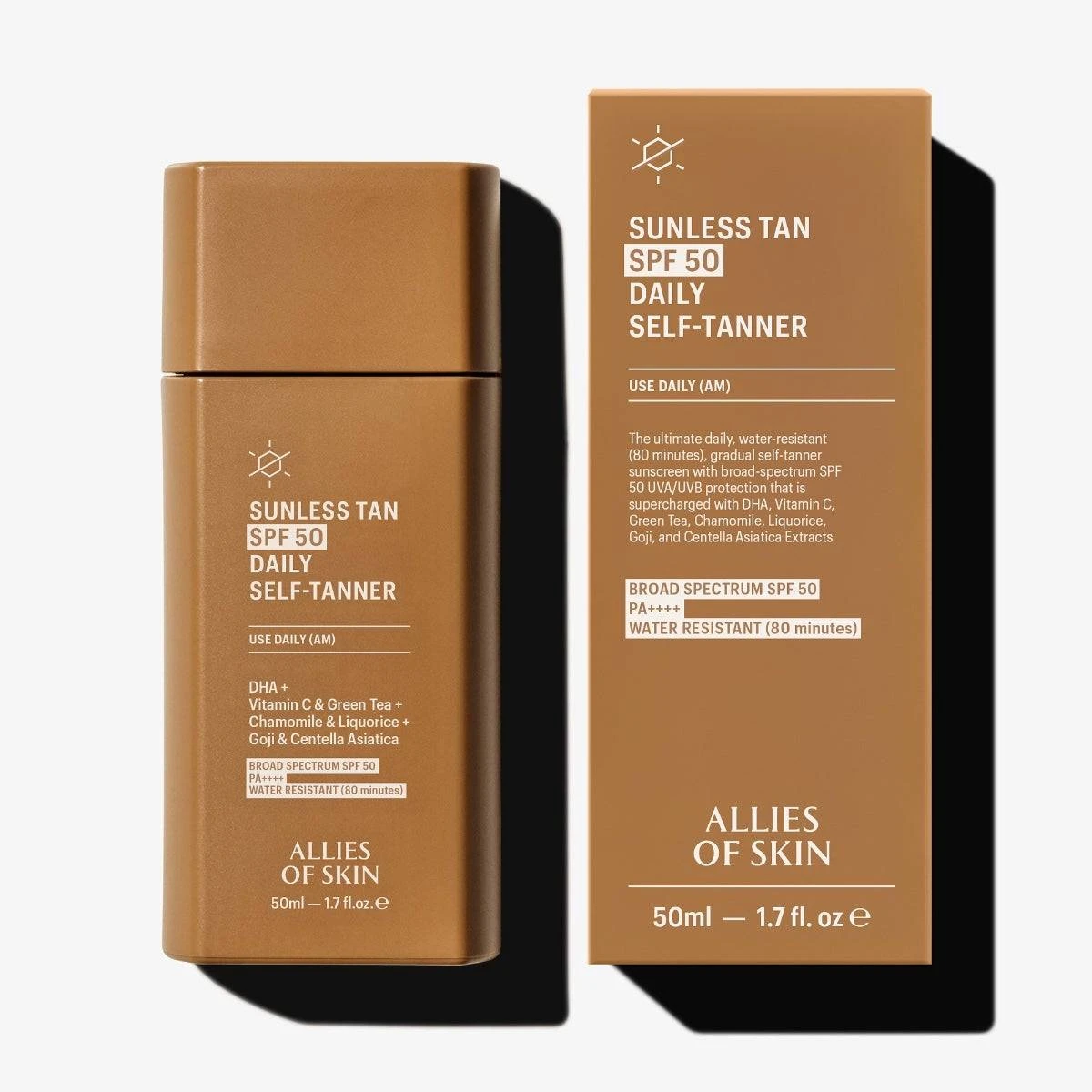 Allies of Skin Sunless Tan SPF 50 Daily Self-Tanner ALSK5259 59