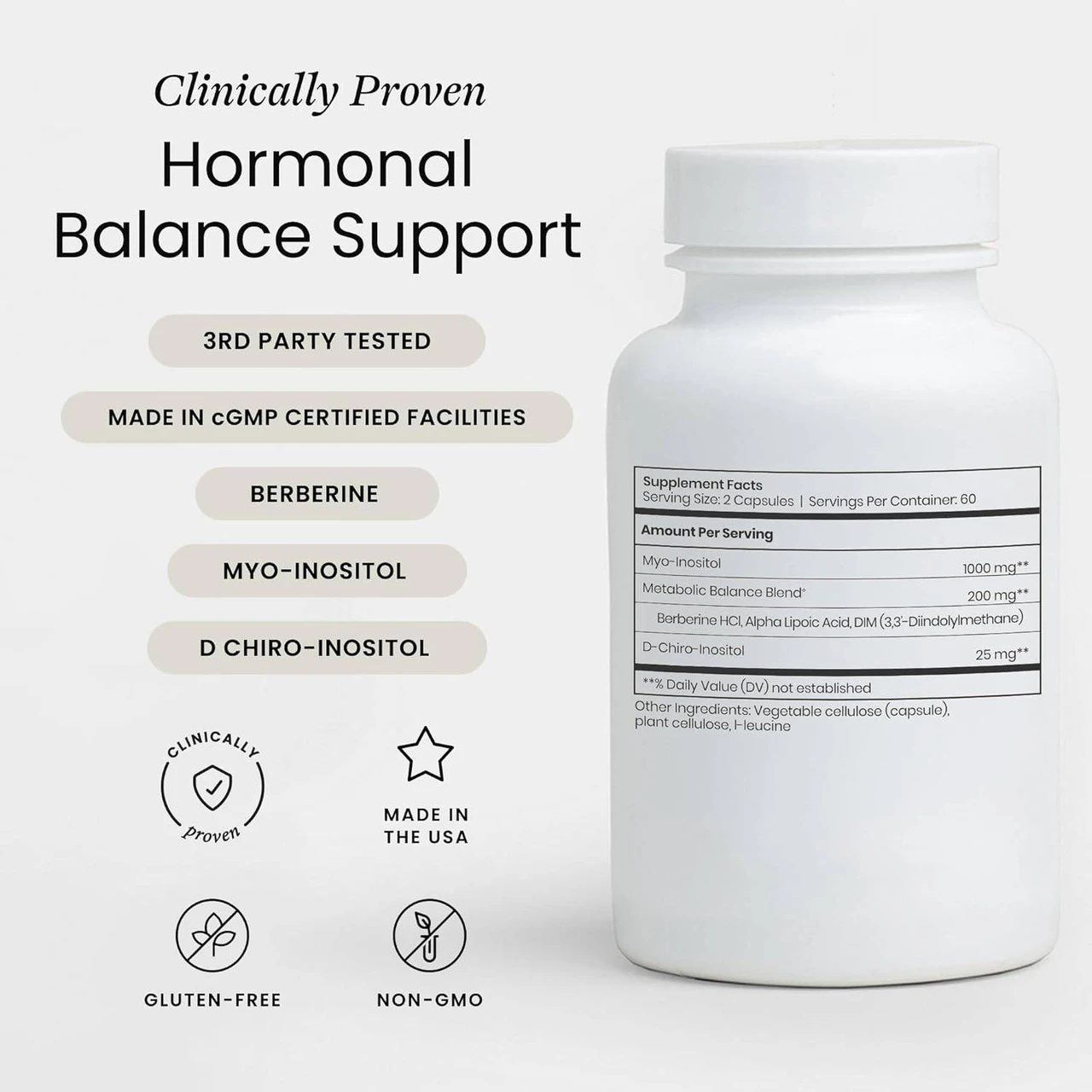 Perelel Hormonal Balance Support - 120 Capsules