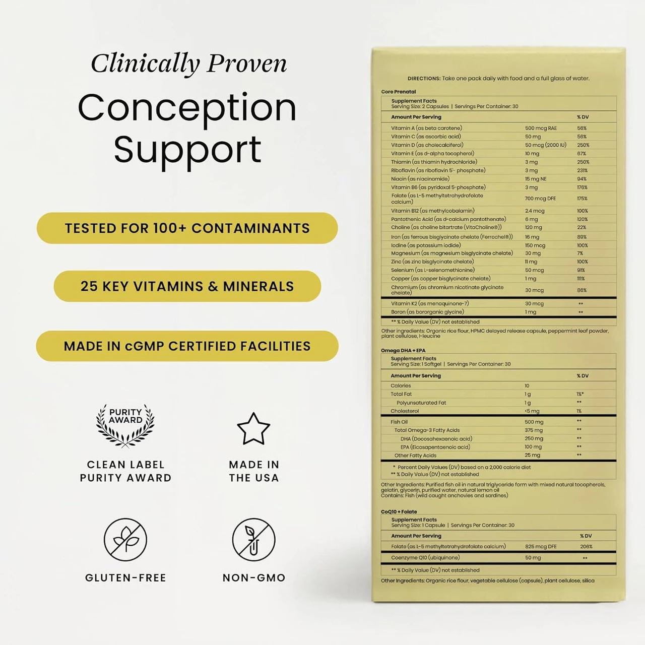 Perelel Perelel Conception Support Pack - 30 Packets