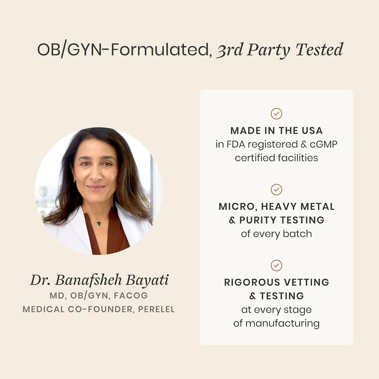 Perelel Women's Daily Vitamin Trio - 30 Packets