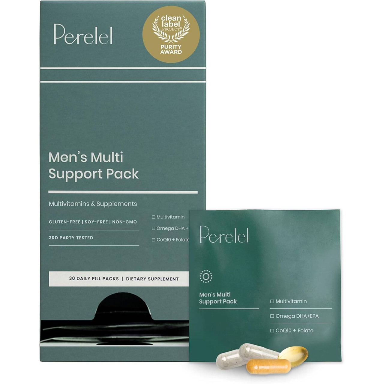 Perelel Men's Multi Support Pack - 30 Packets