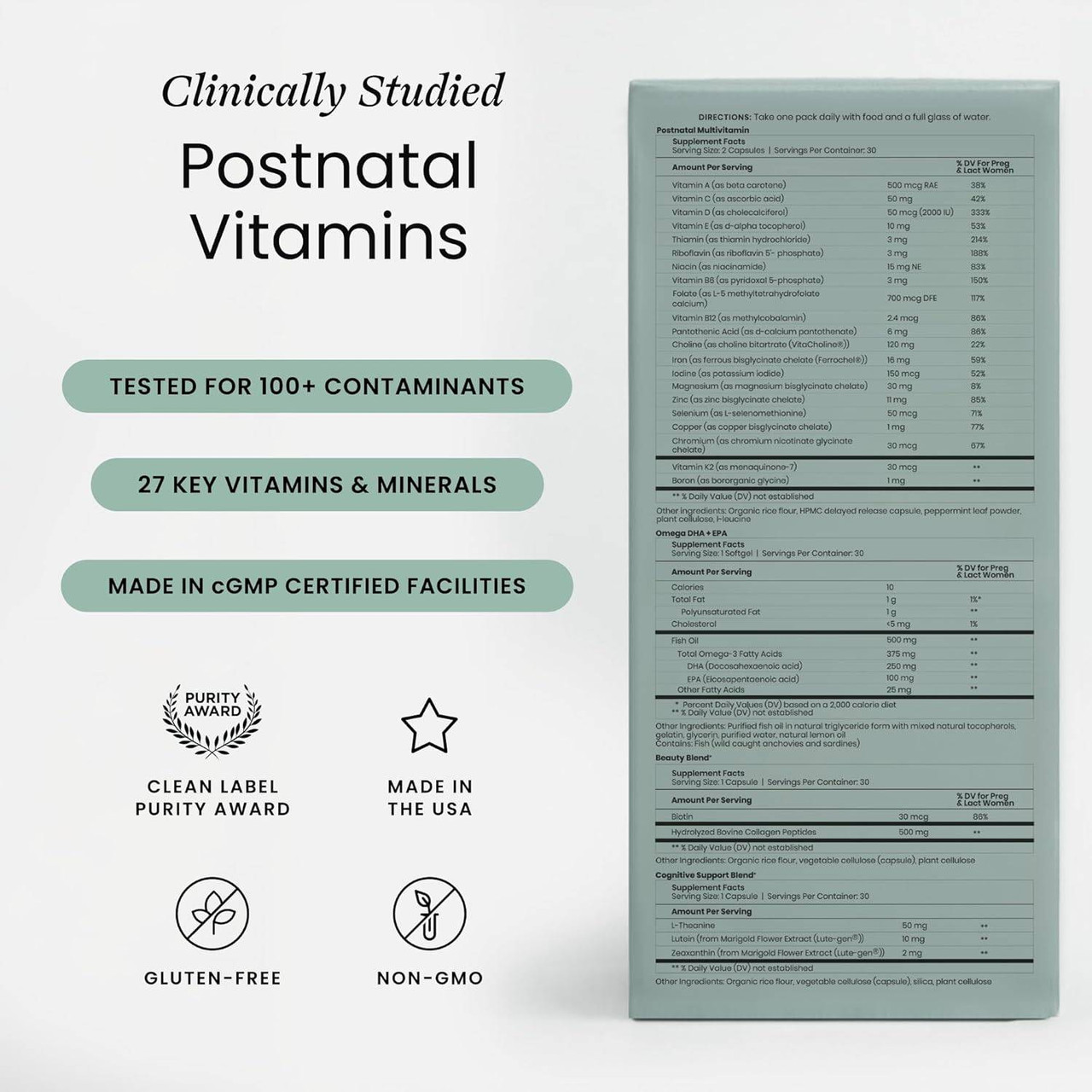 Perelel Mom Multi Support Pack - 30 Packets