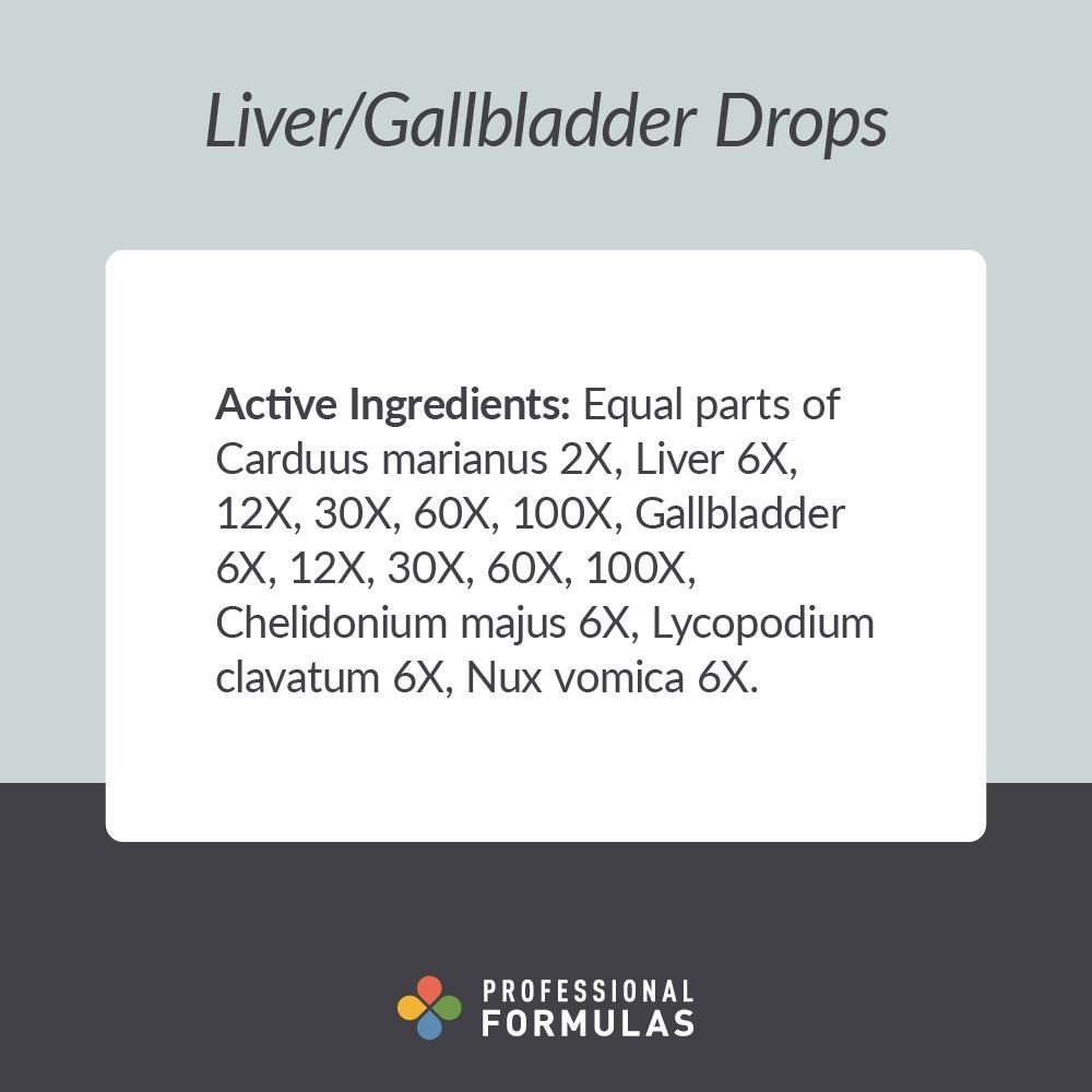 Professional Formulas Liver Gallbladder Drops - 59 Milliliters