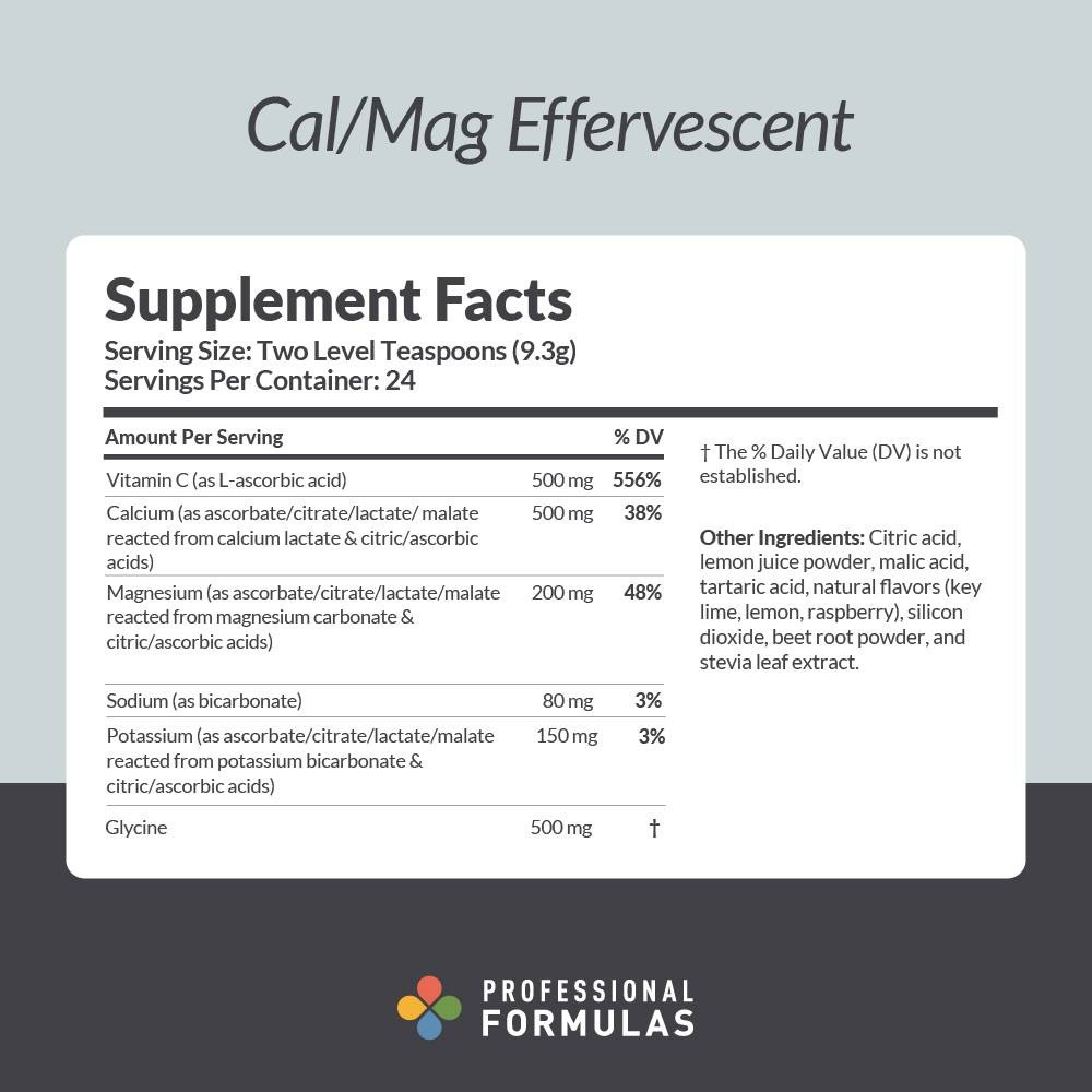 Professional Formulas Cal/Mag Effervescent - 226 Grams