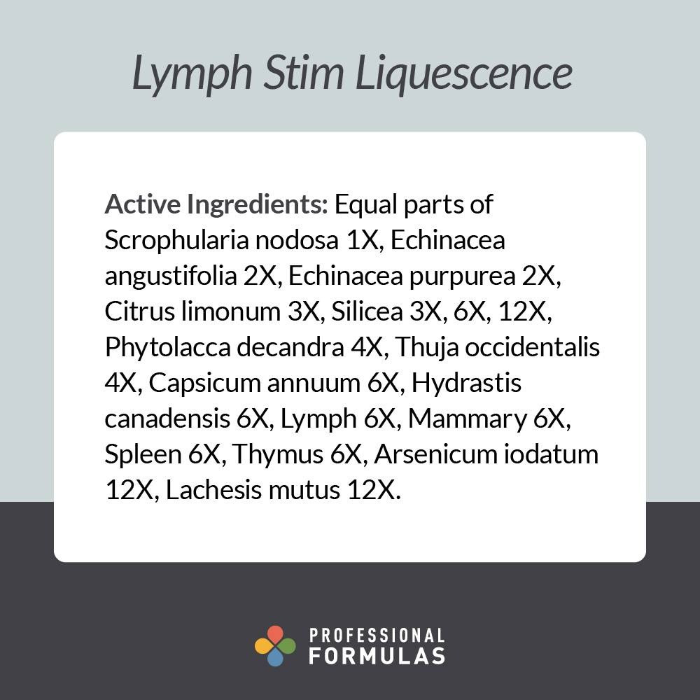 Professional Formulas Lymph Stim Liquescence - 118 Milliliters