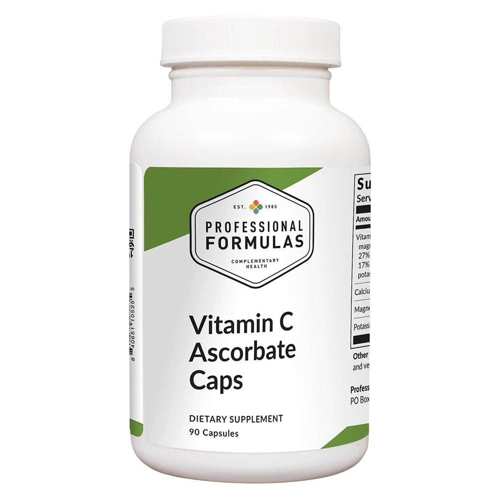 Professional Formulas Vitamin C Ascorbate Caps 90 capsules bottle