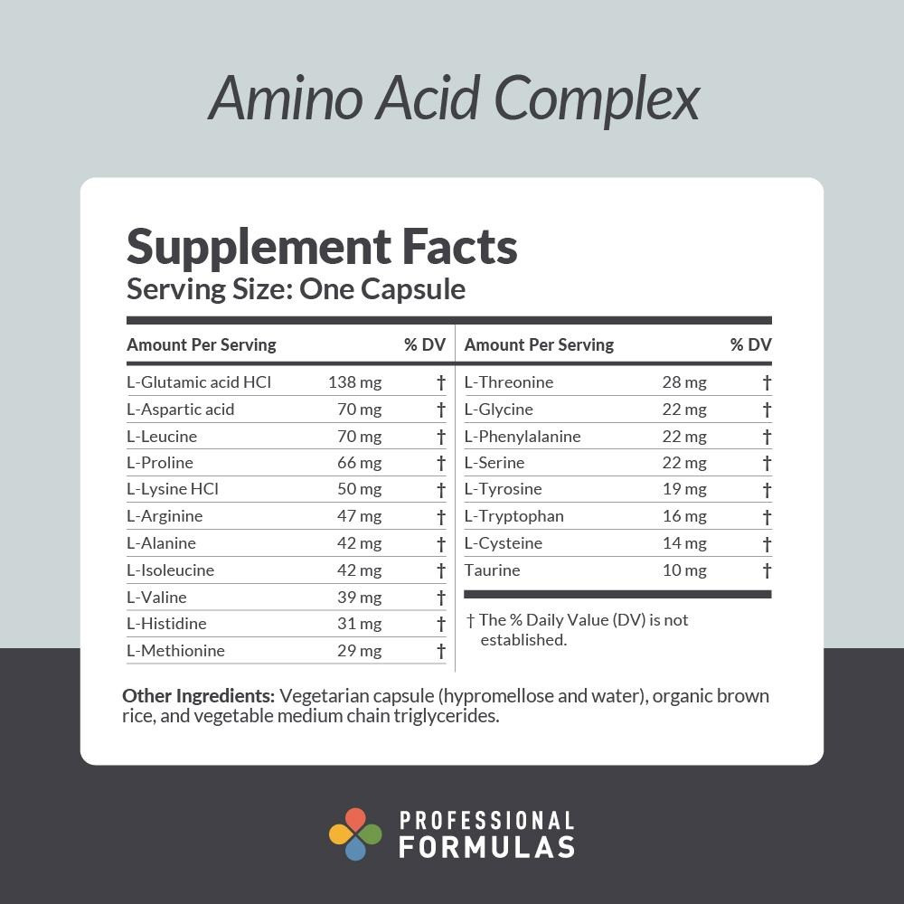 Professional Formulas Amino Acid Complex - 90 Capsules
