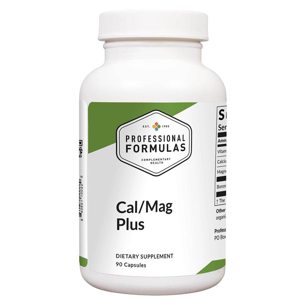 Professional Formulas Cal/Mag Plus Caps - 90 Capsules