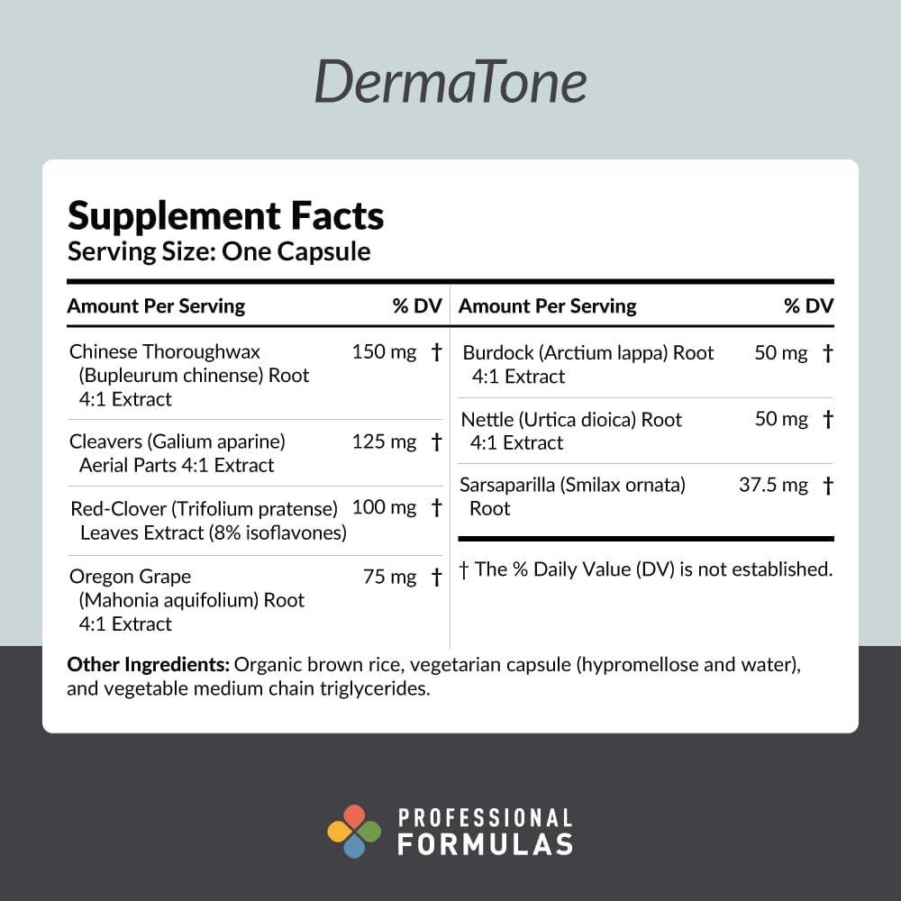Professional Formulas Dermatone - 90 Capsules
