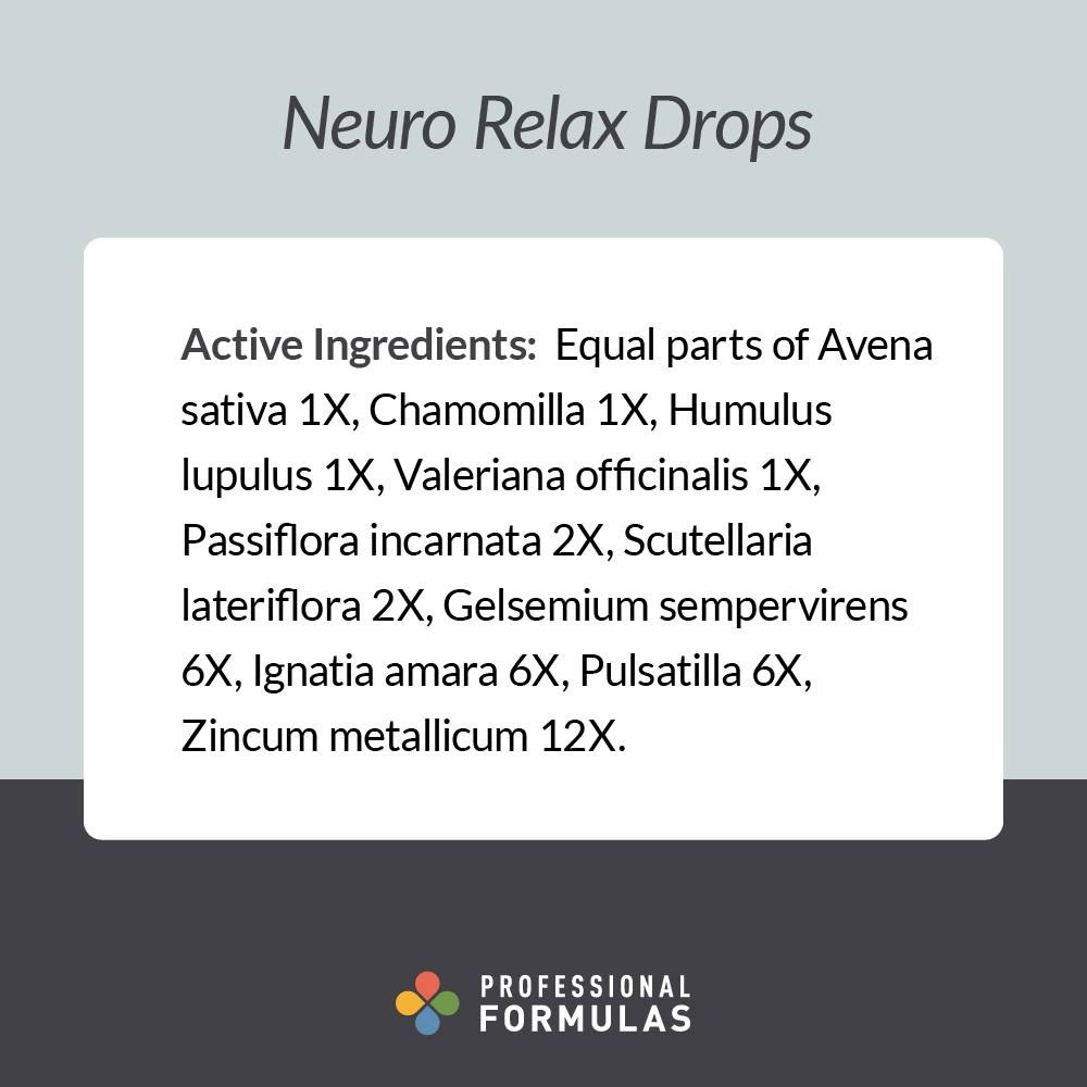 Professional Formulas Neuro Relax Drops - 59 Milliliters