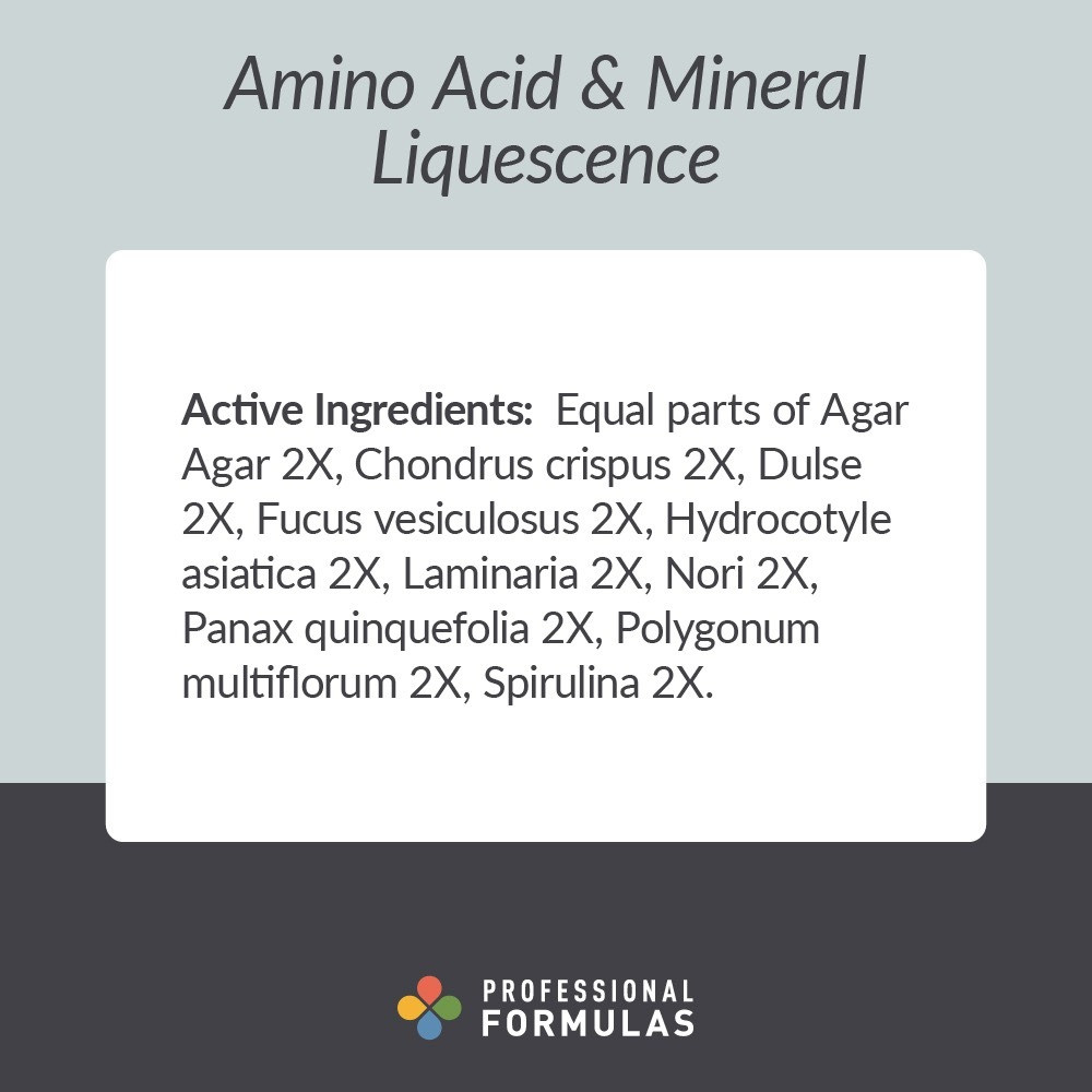 Professional Formulas Amino Acid and Mineral Liquescence - 118 Milliliters