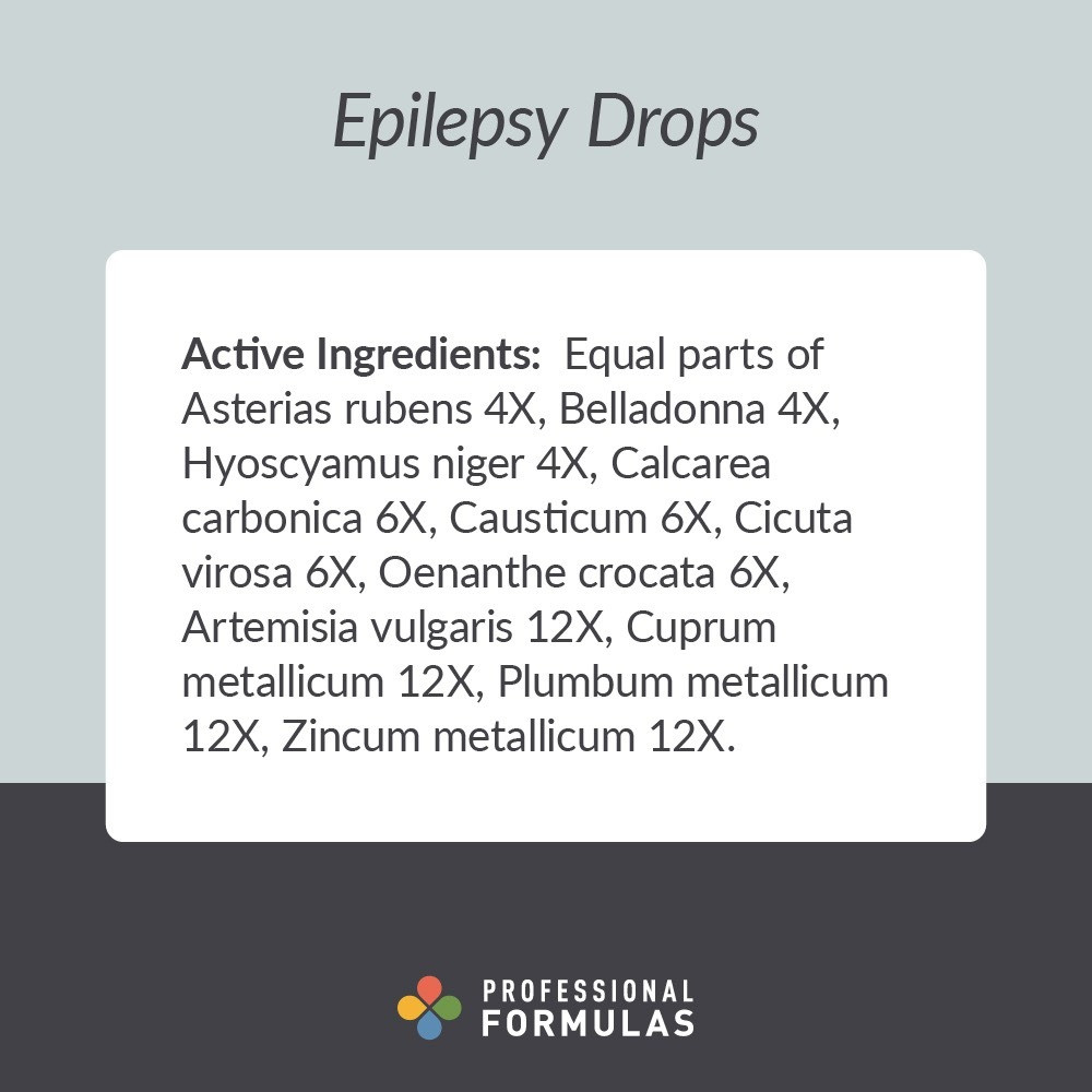 Professional Formulas Epilepsy Drops - 59 Milliliters