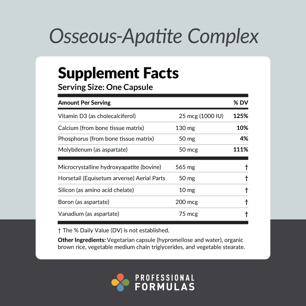 Professional Formulas Osseous-Apatite Complex