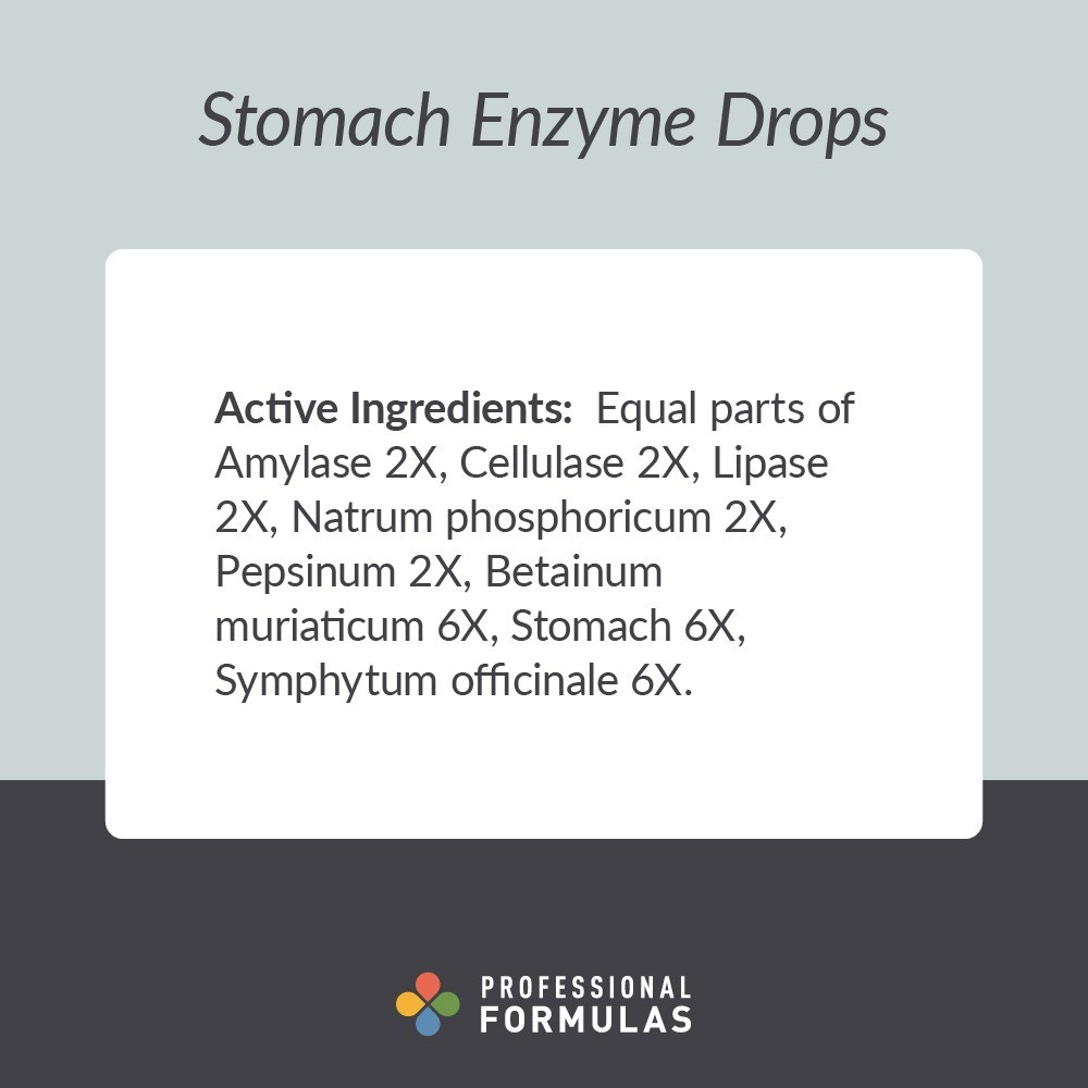 Professional Formulas Stomach Enzyme Drops - 59 Milliliters