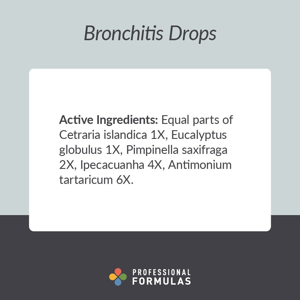 Professional Formulas Bronchitis Formula - 59 Milliliters
