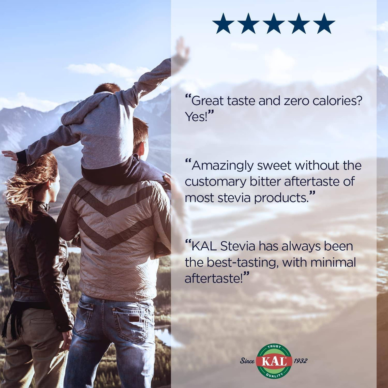 KAL Supplements Sure Stevia Extract - 100 Grams