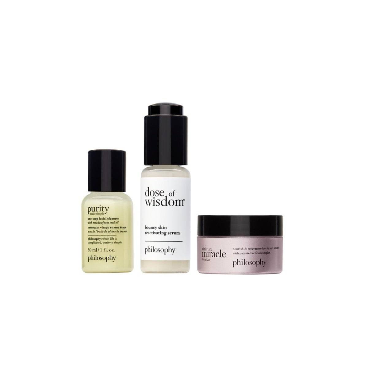 philosophy Skincare Essentials Gift Set Trio PHI15160 78