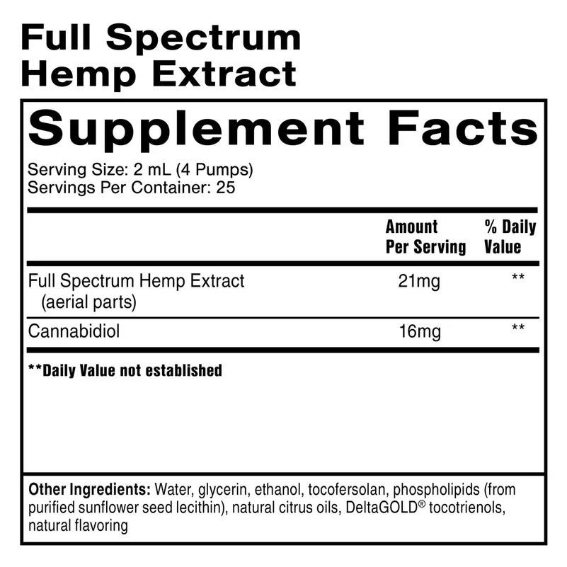 Quicksilver Scientific Full Spectrum Hemp Extract - 50 mL