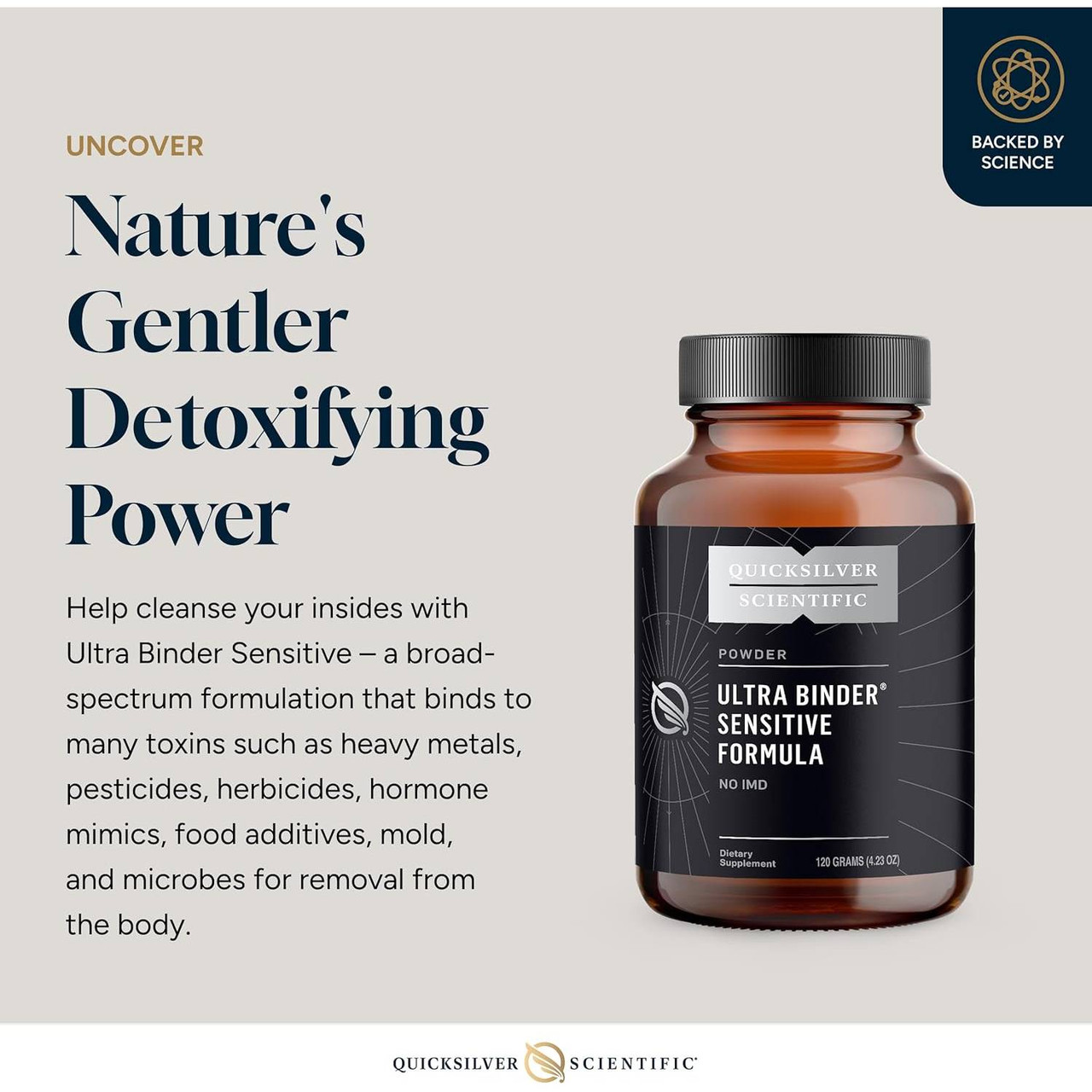 Quicksilver Scientific Ultra Binder Sensitive - 120 Capsules