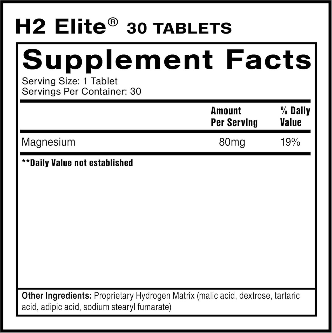 Quicksilver Scientific H2 Elite