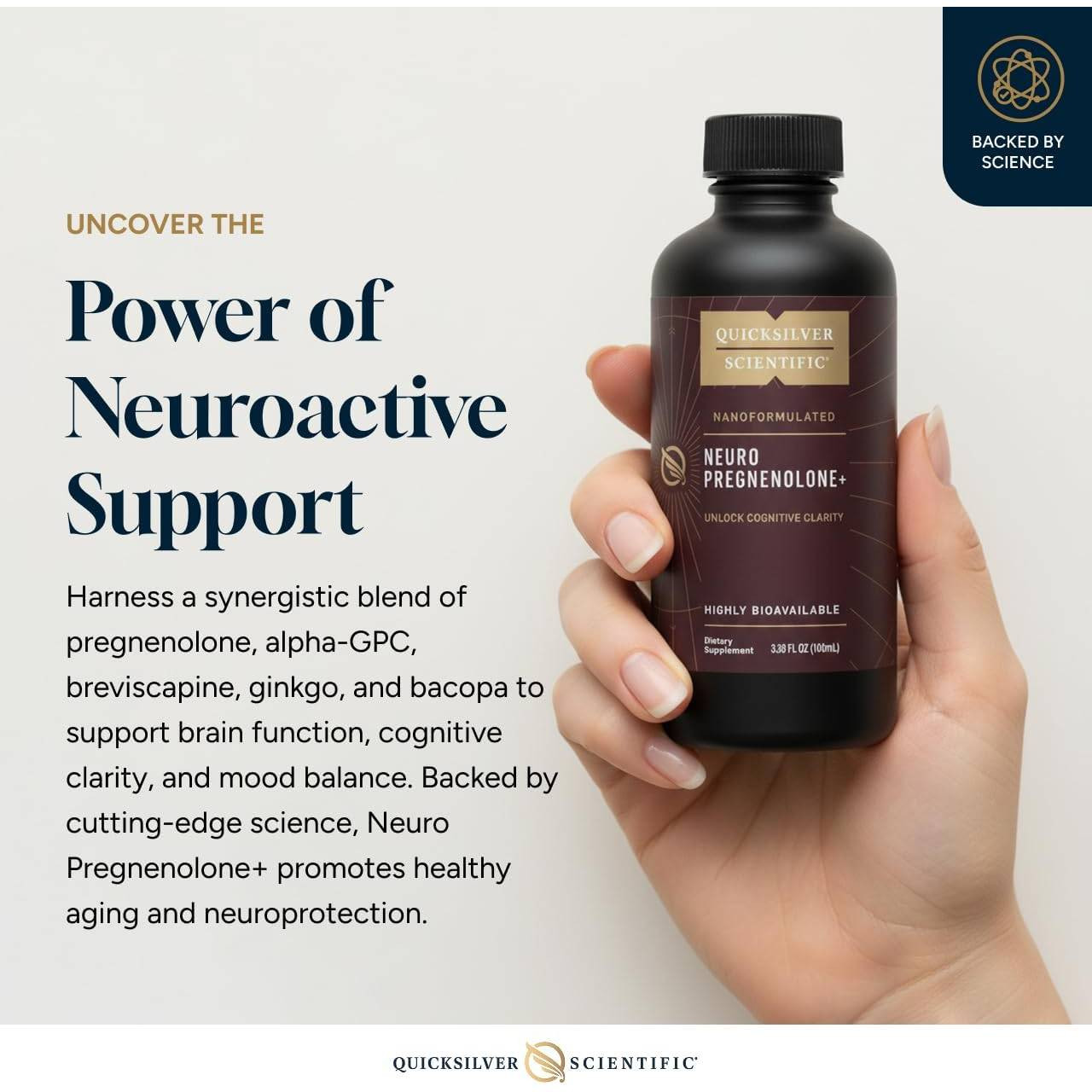Quicksilver Scientific Neuro Pregnenolone+ - 100 mL