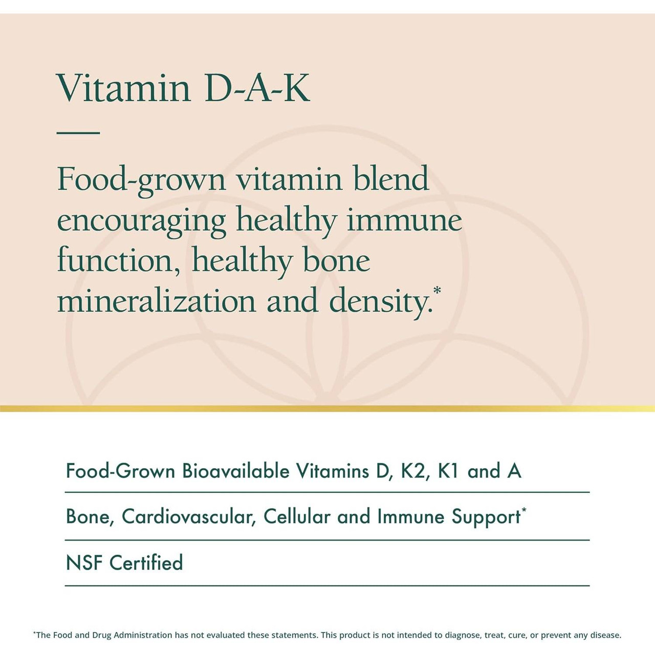 Natura Health Products Vitamin D-A-K - 60 Capsules