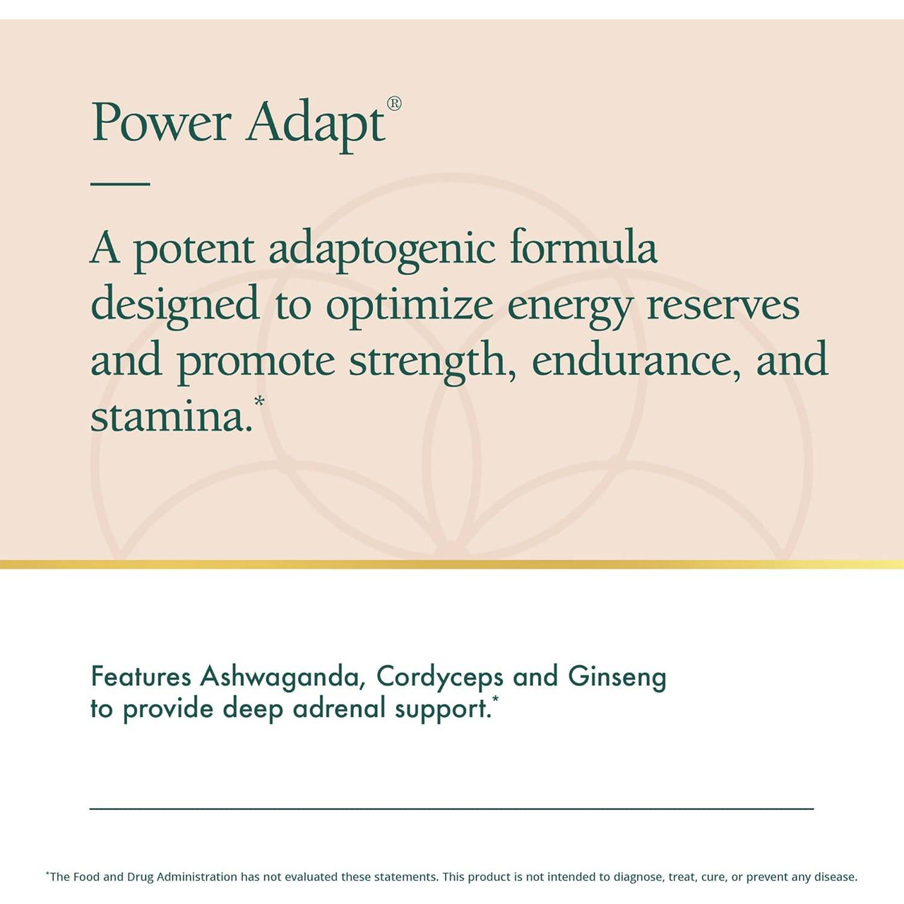 Natura Health Products Power Adapt - Capsules - 60 Capsules