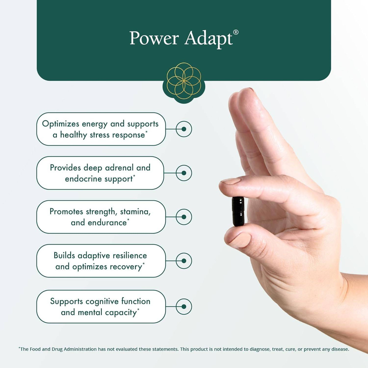 Natura Health Products Power Adapt - Capsules - 60 Capsules
