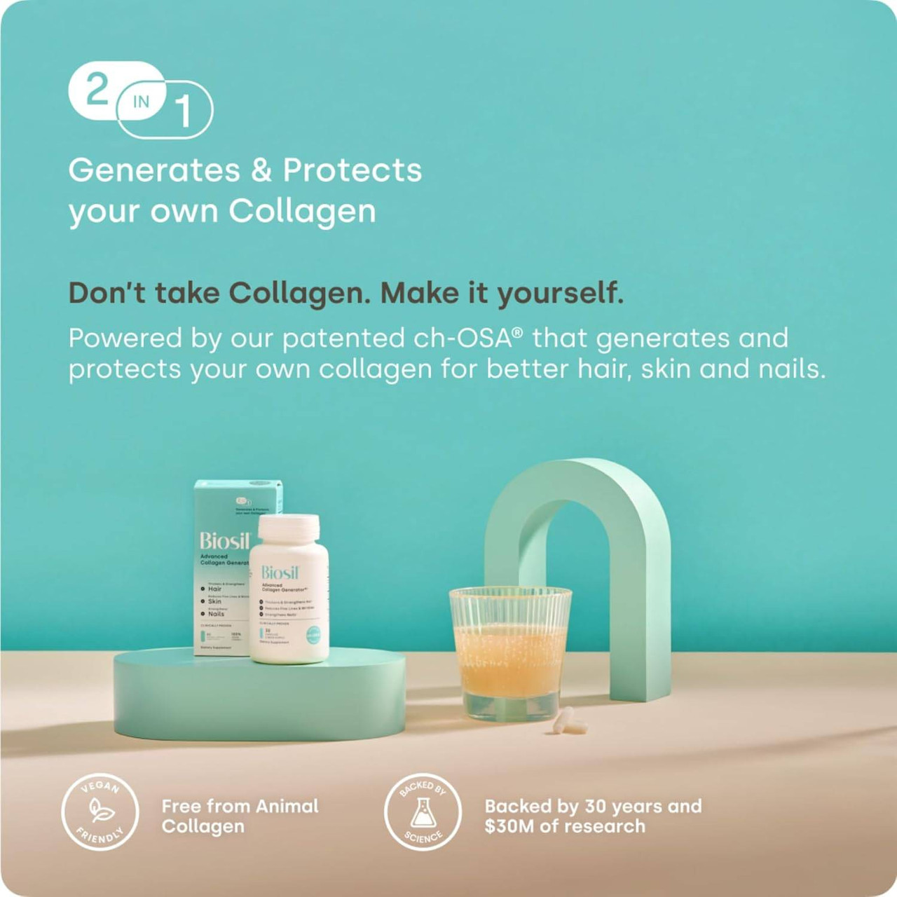 Biosil Advanced Collagen Generator, Original Capsules