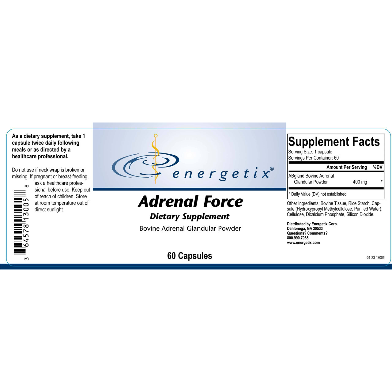 Energetix Adrenal Force - 60 Capsules