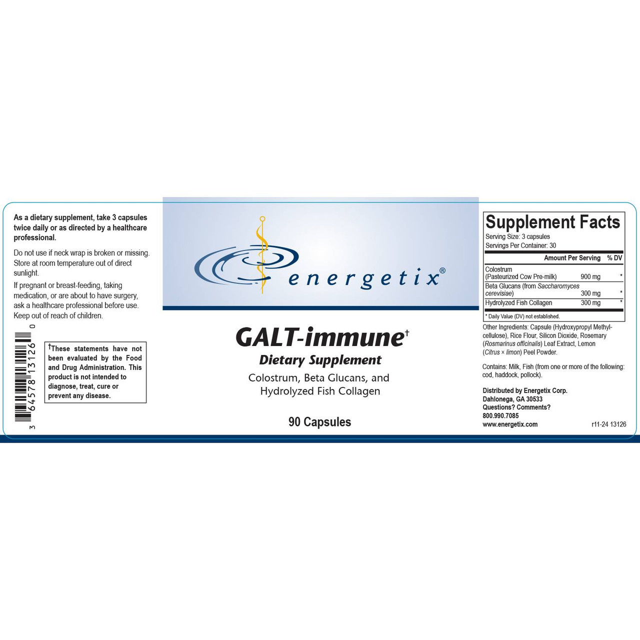Energetix GALT-immune - 90 Capsules