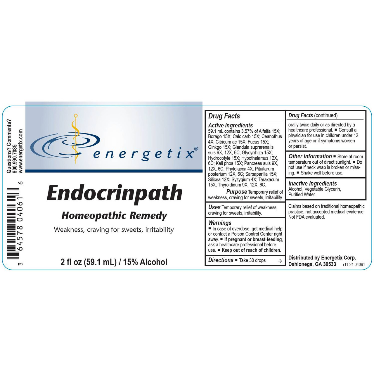 Energetix Endocrinpath - 59.1 Milliliters