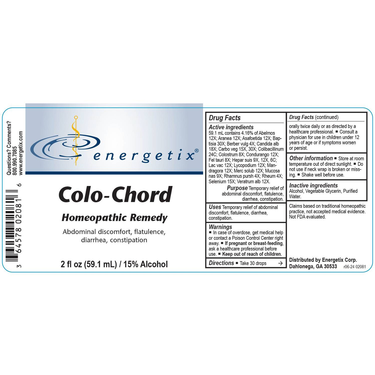 Energetix Colo-Chord - 59.1 Milliliters