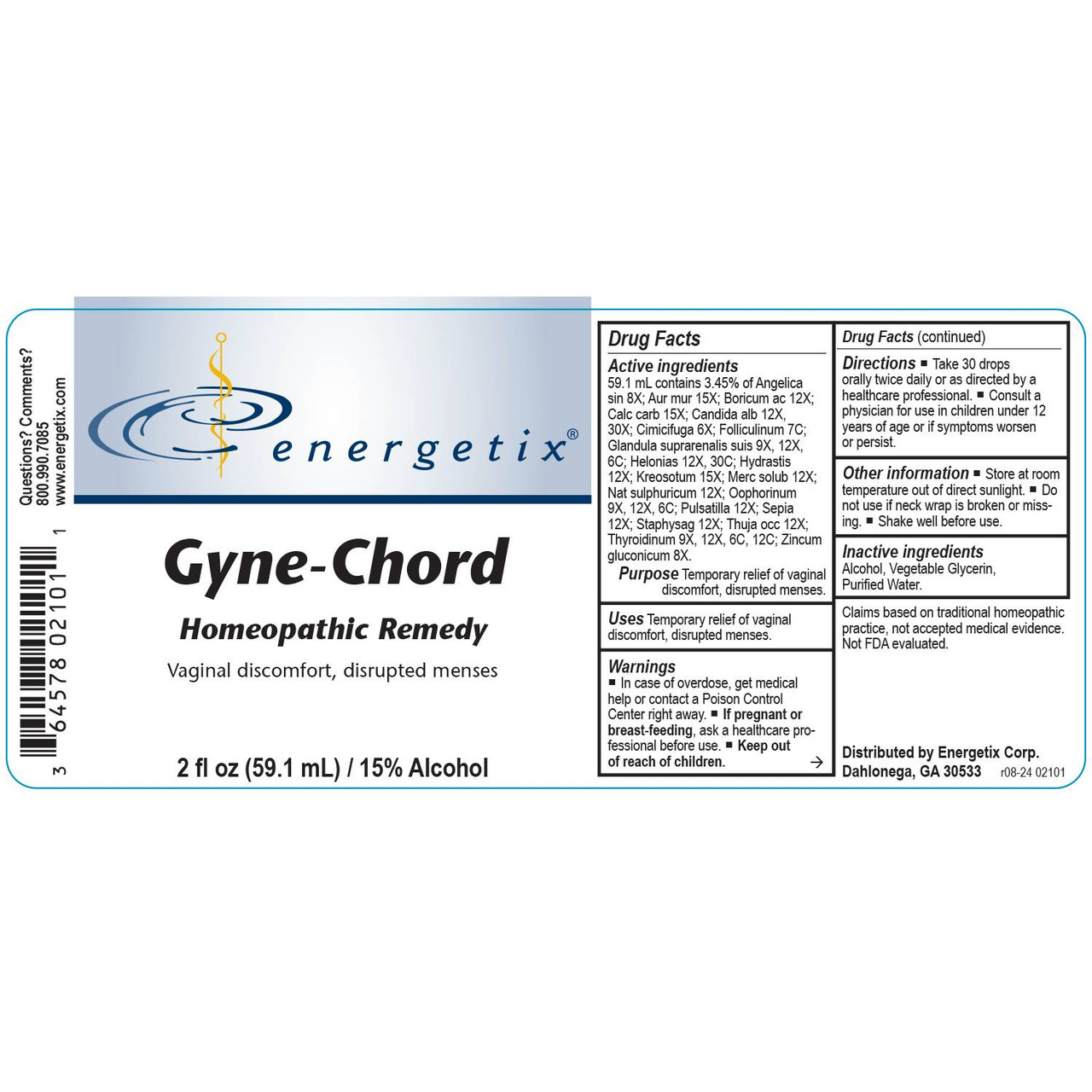 Energetix Gyne-Chord - 59.1 Milliliters