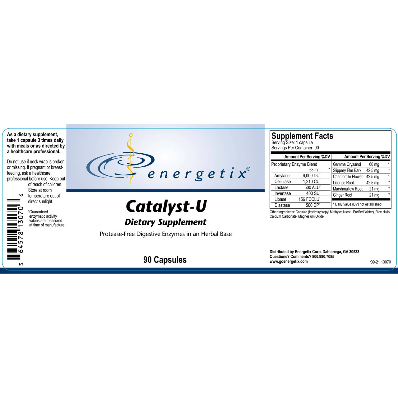 Energetix Catalyst-U - 90 Capsules