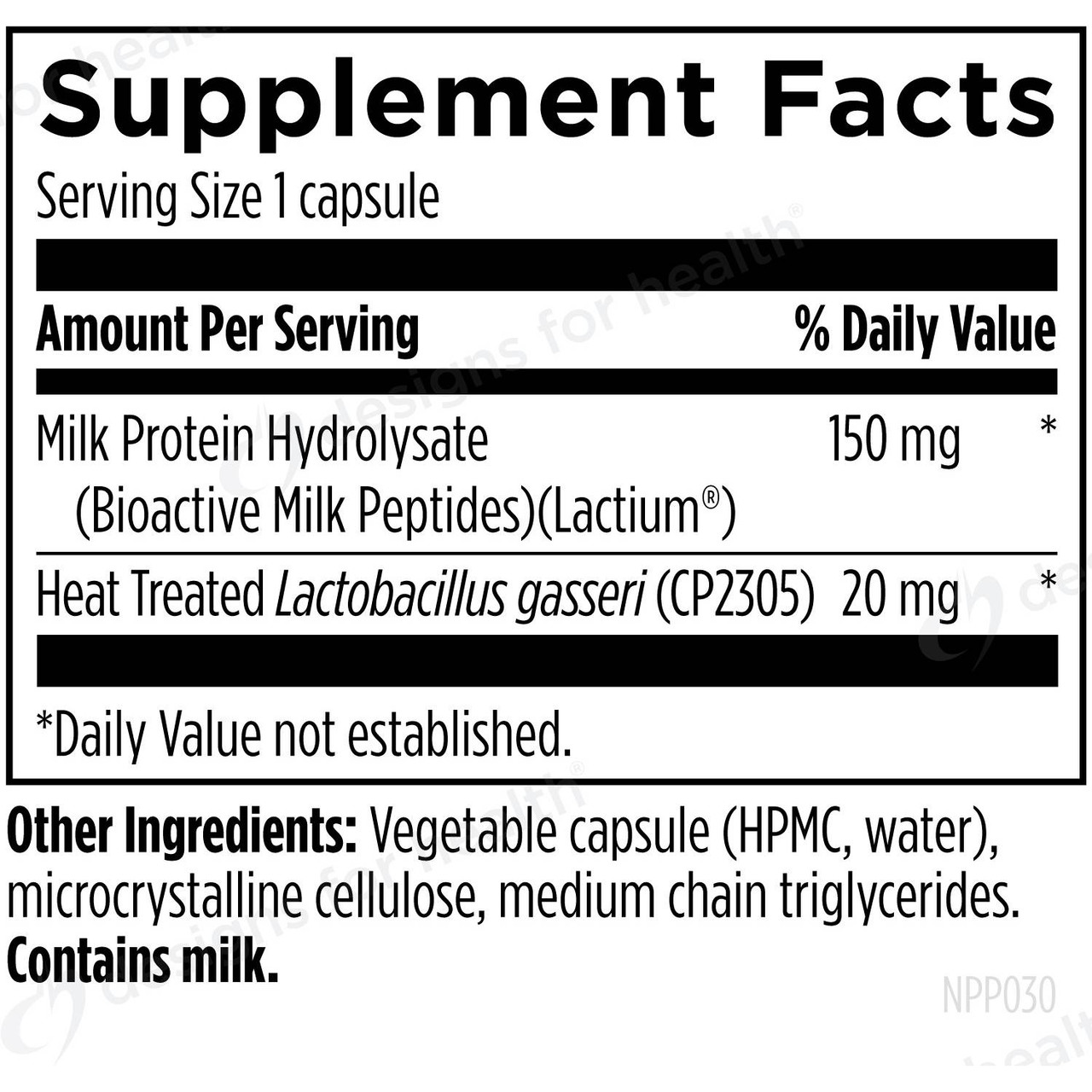 Designs for Health NeuroCalm Peptide - 30 Vegetarian Capsules DSHL08298 59.98