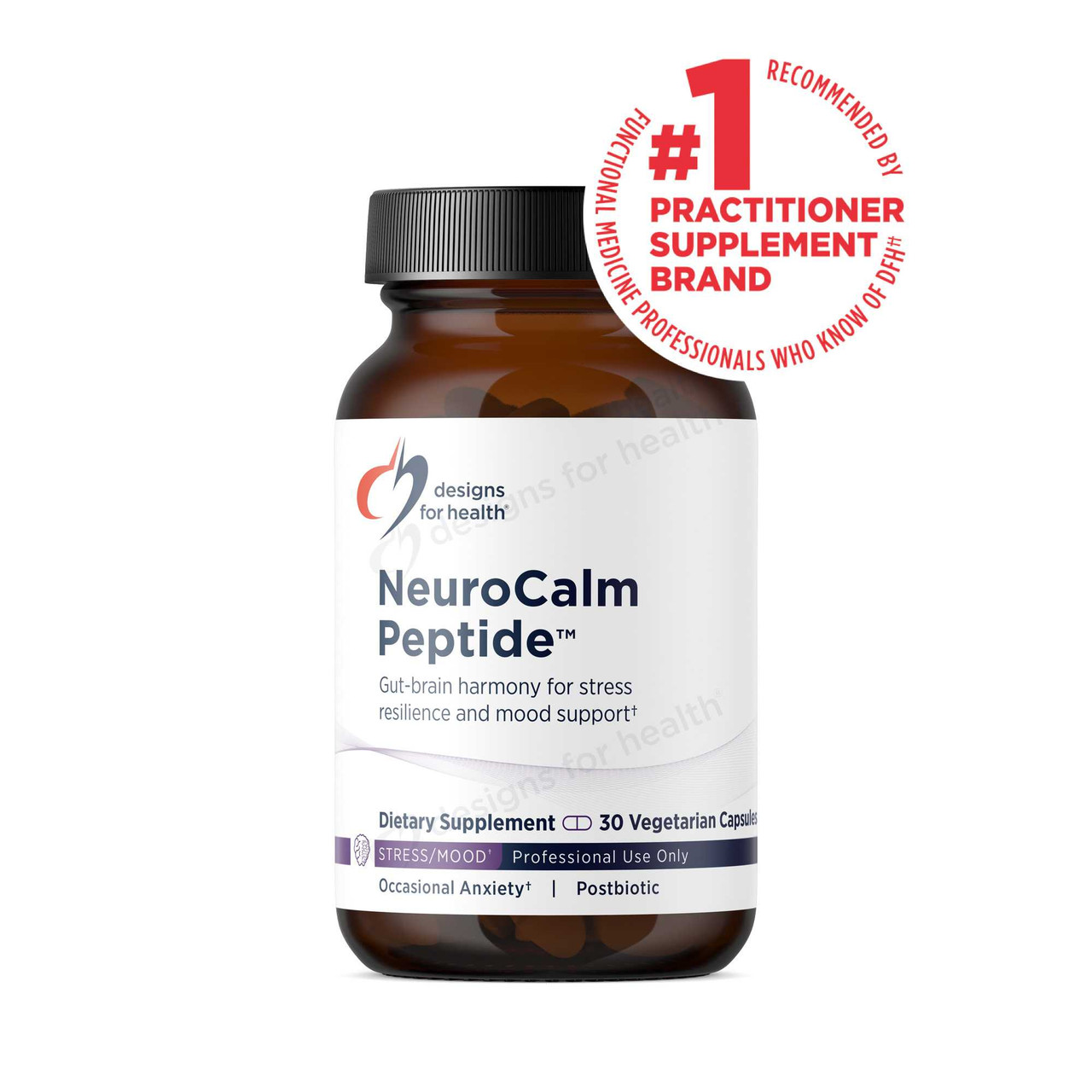 Designs for Health NeuroCalm Peptide - 30 Vegetarian Capsules DSHL08298 59.98