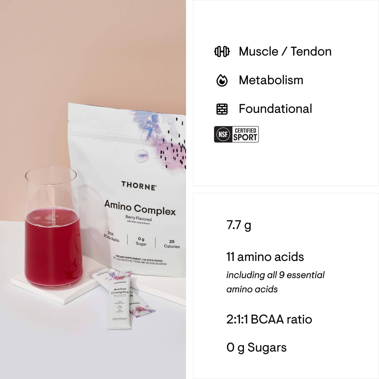 Thorne Amino Complex Stick Packs THR-ACT 56
