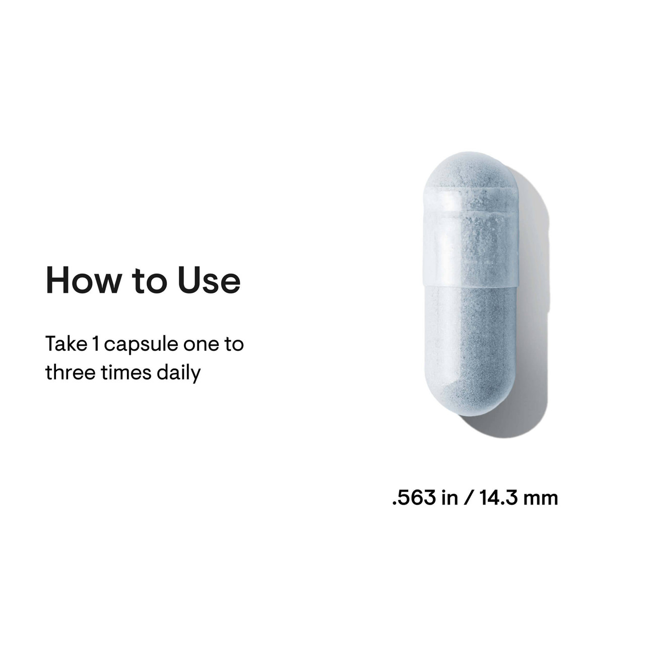 Copper Bisglycinate capsule, take 1 capsule 1 to 3 times daily graphic