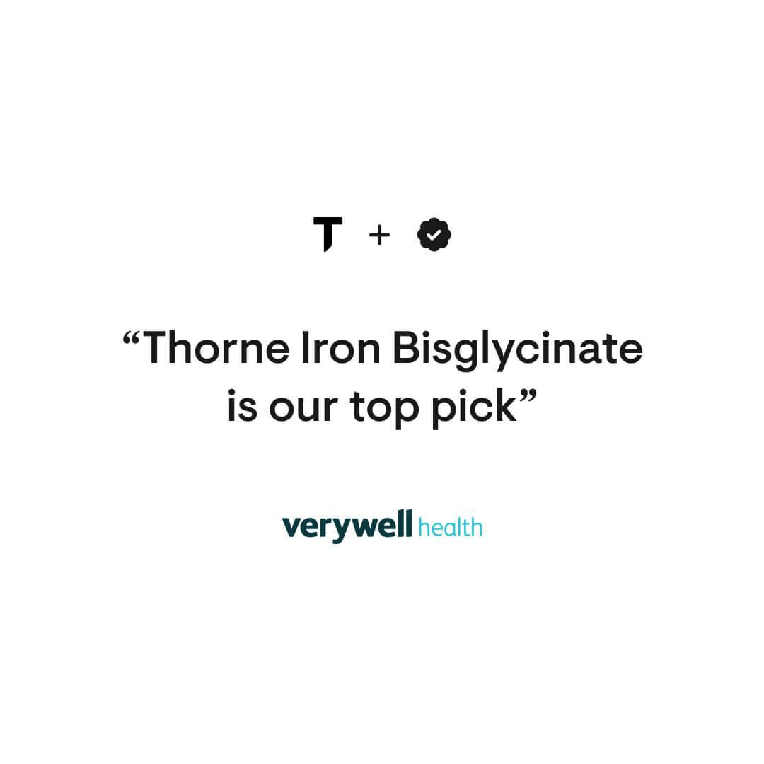 Thorne Iron Bisglycinate - 60 Capsules THR03458 16