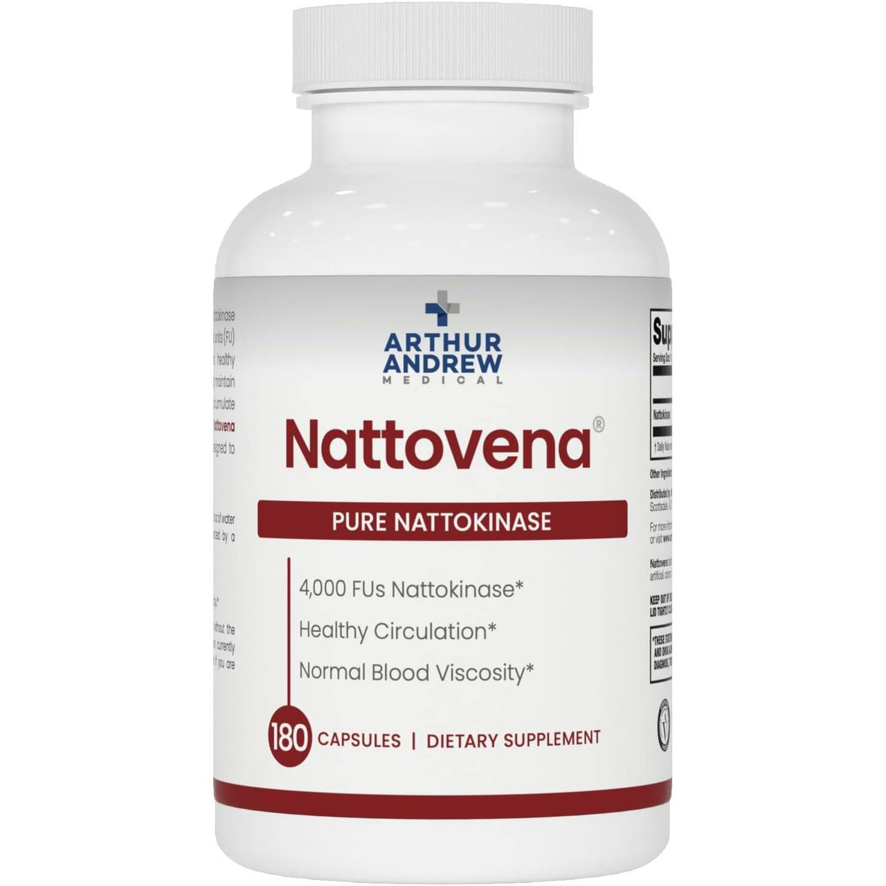 Arthur Andrew Medical Nattovena 4,000 FU/cap