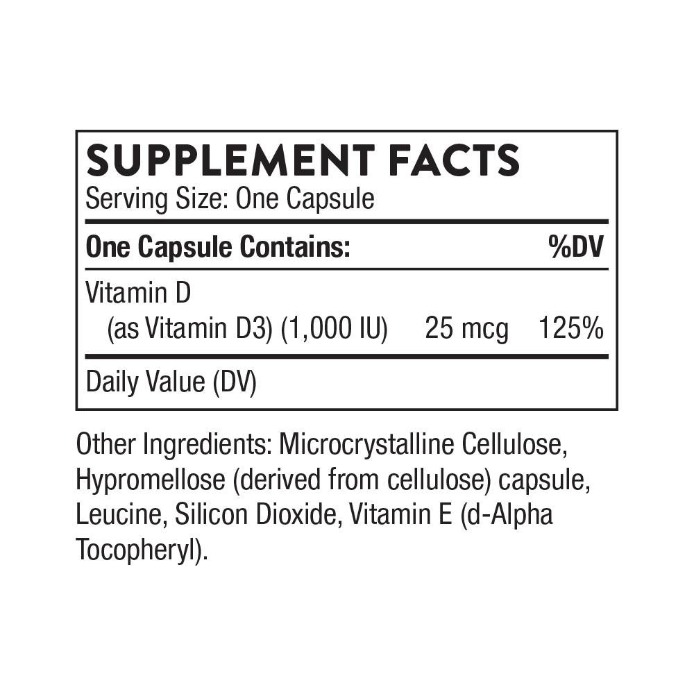Thorne Vitamin D-1,000