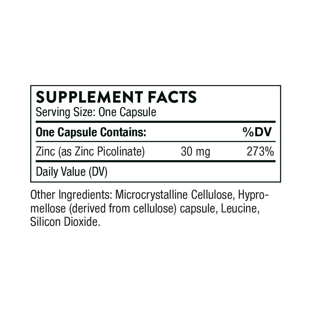 Thorne Zinc Picolinate 30 mg