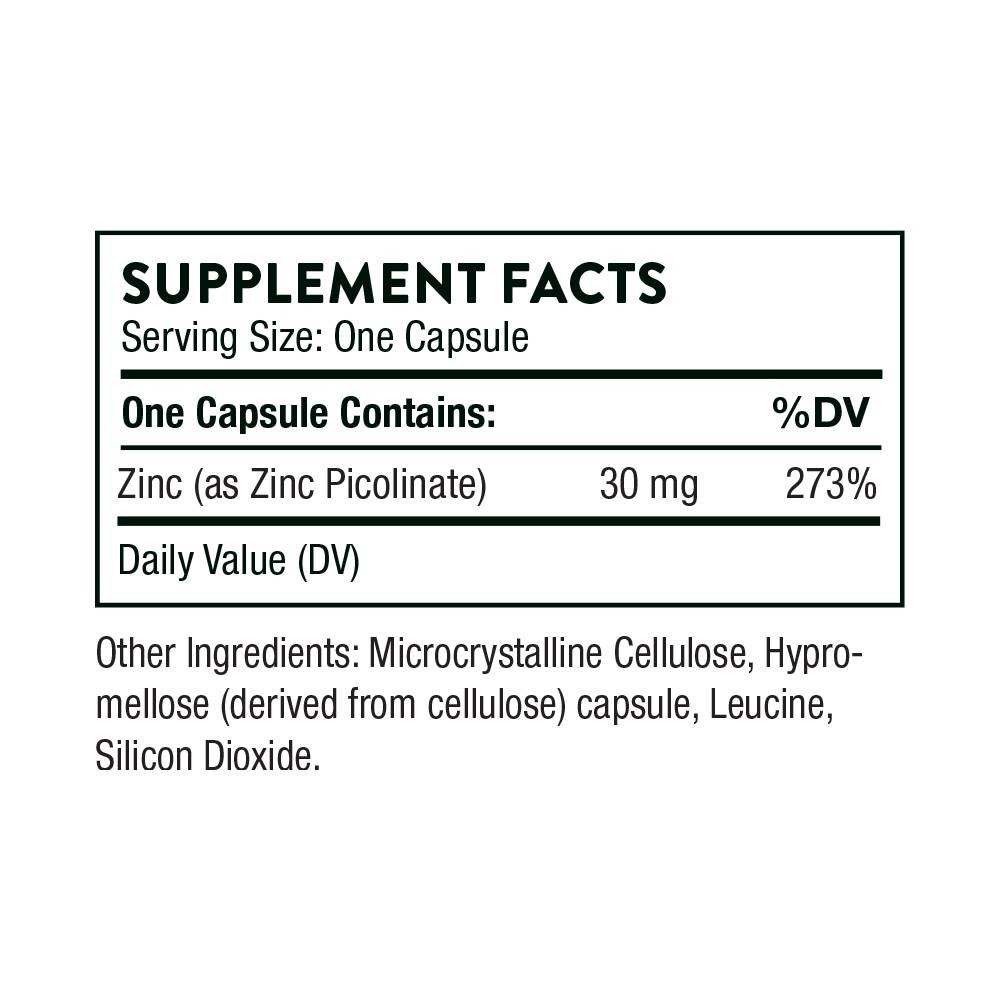 Thorne Zinc Picolinate 30 mg