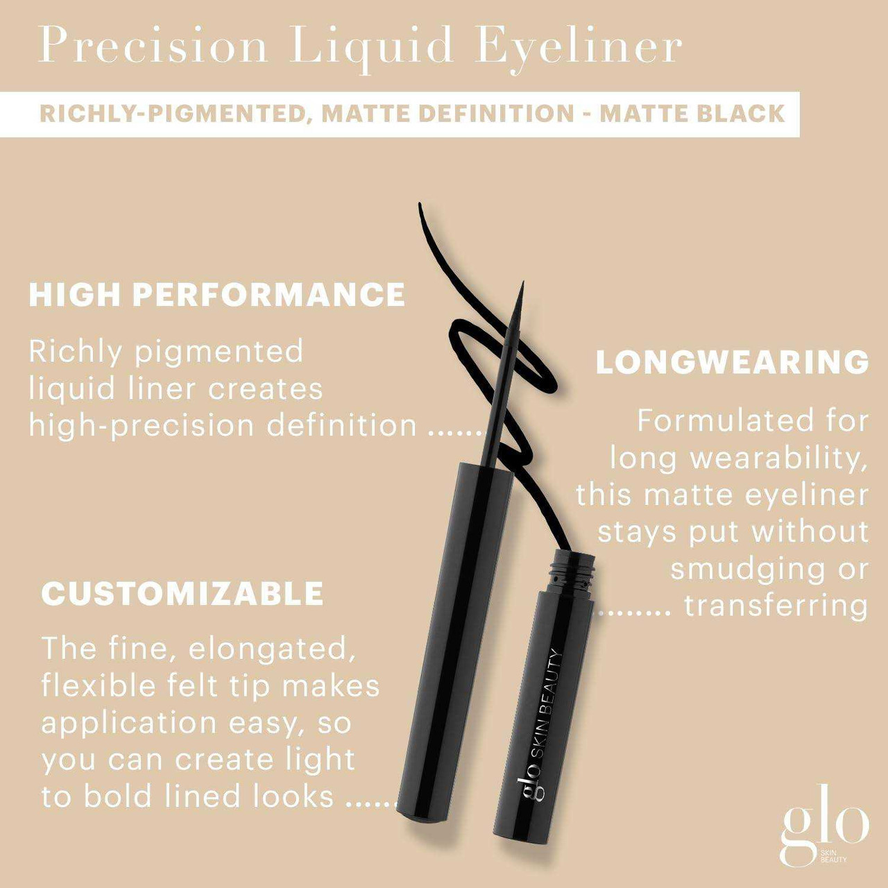 glo Skin Beauty Precision Liquid Eyeliner GSB-PLE 24