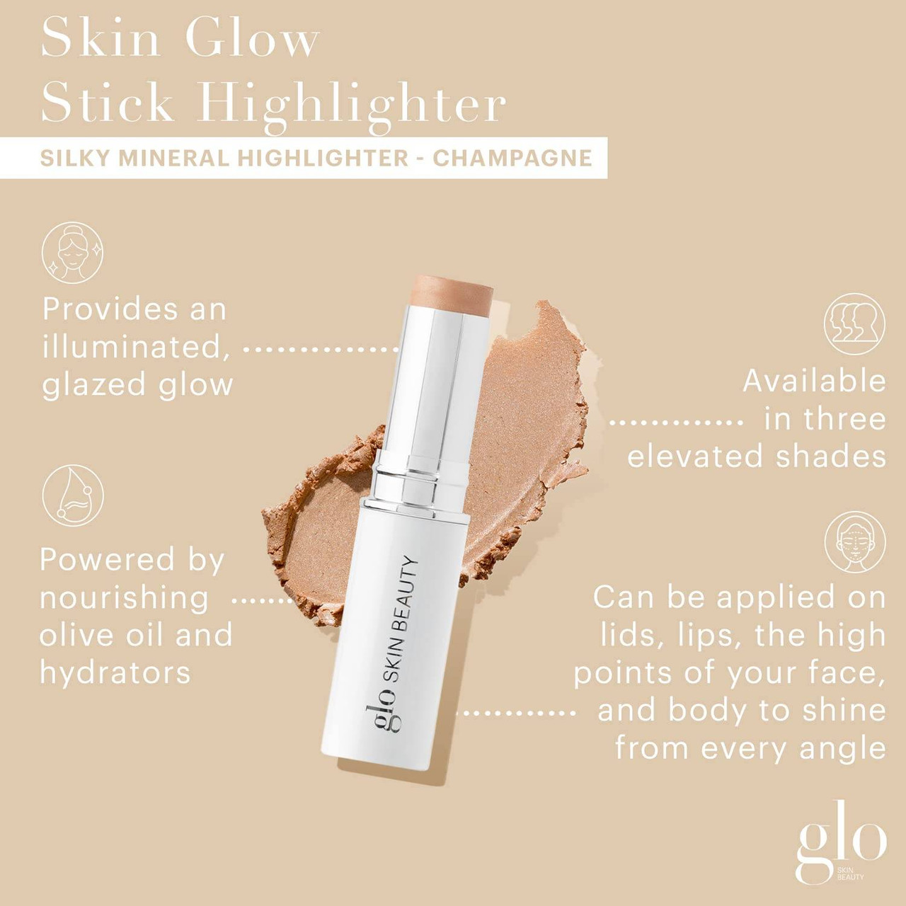 glo Skin Beauty Skin Glow Stick Highlighter GSB9552 38