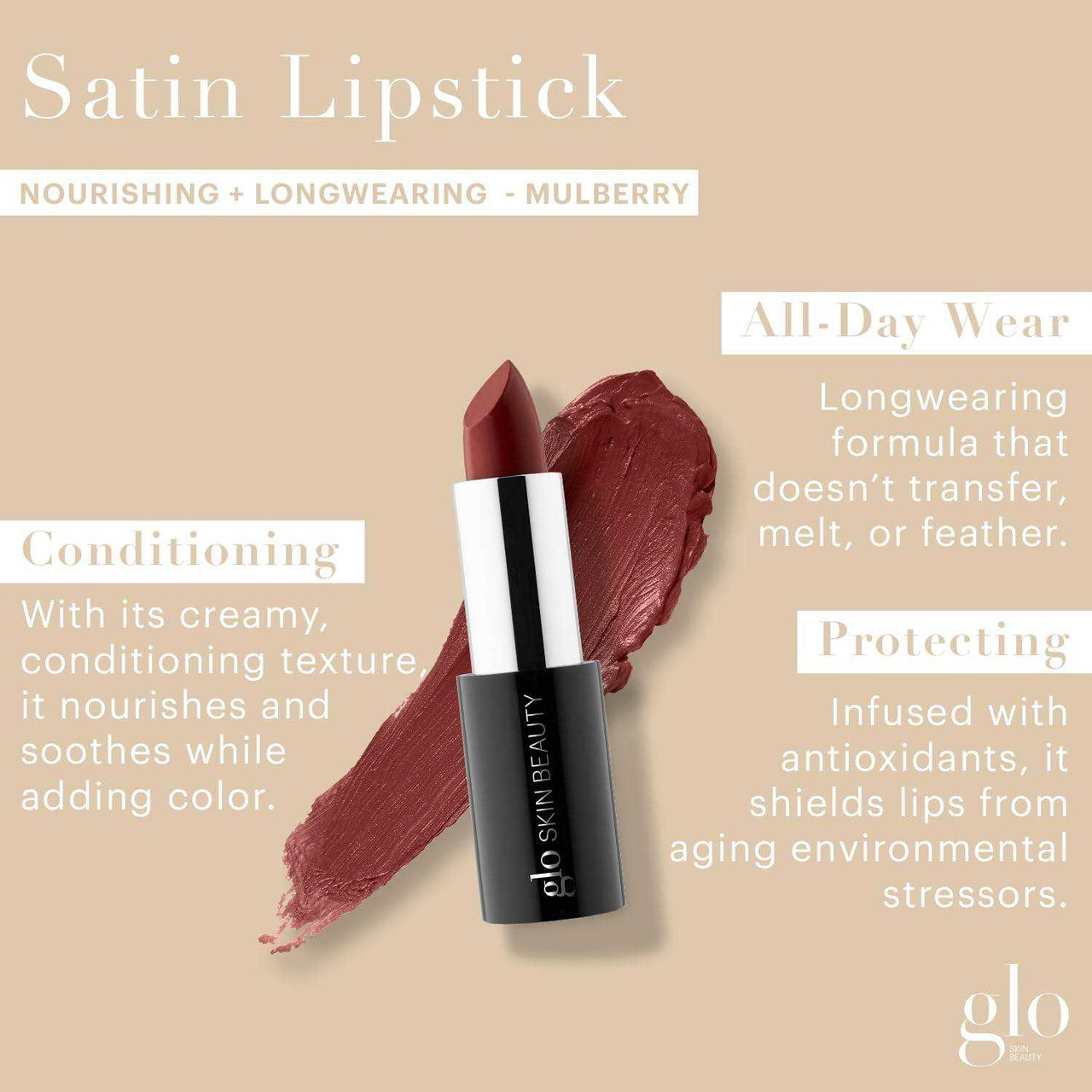 glo Skin Beauty Satin Lipstick GSB-SL 32
