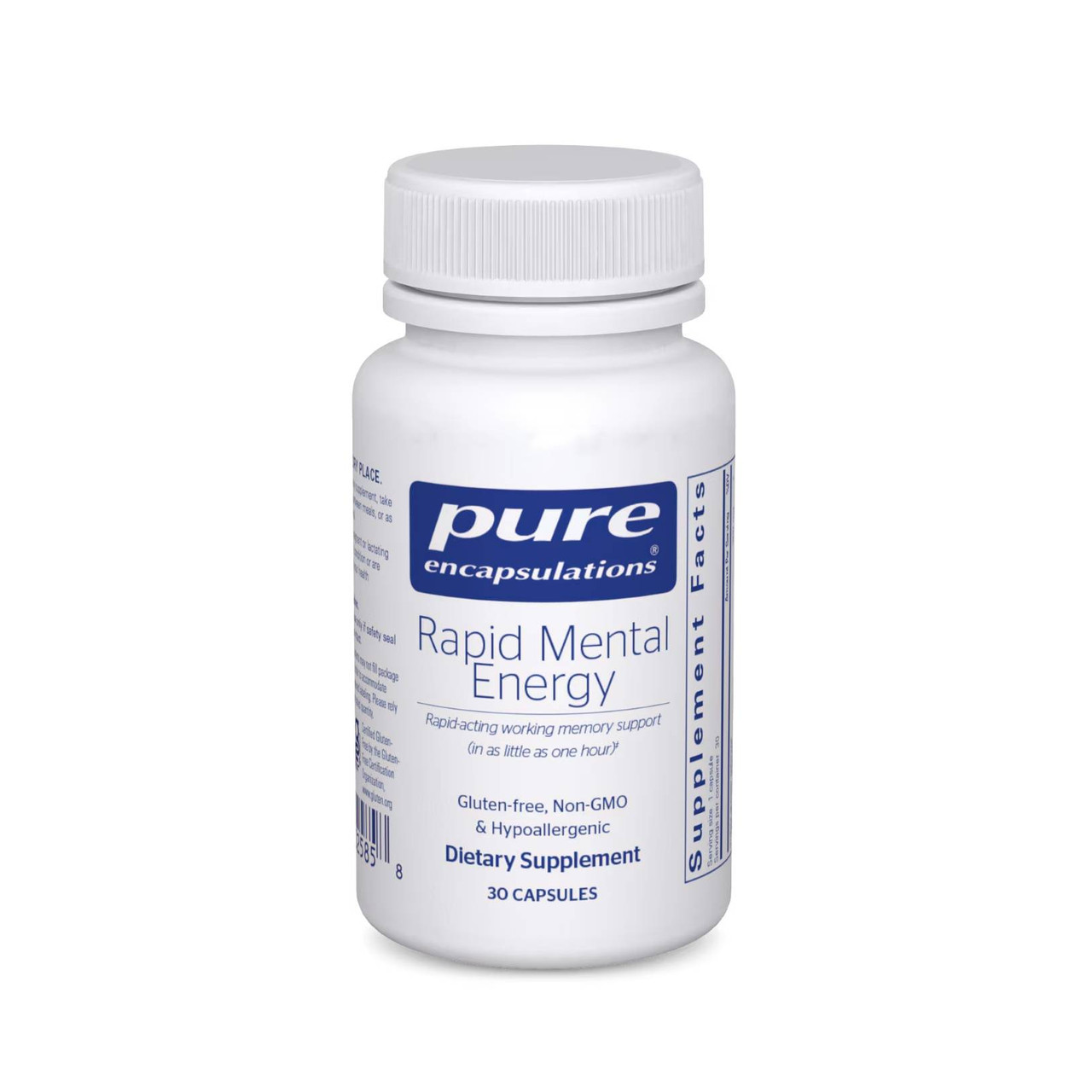Pure Encapsulations Rapid Mental Energy 30 capsule bottle