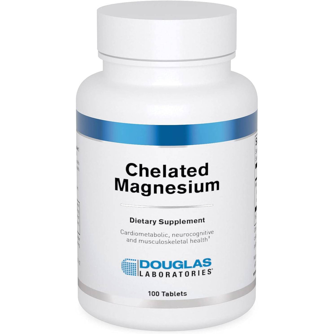 Douglas Labs Chelated Magnesium - 100 Tablets DLBS06054 12.5