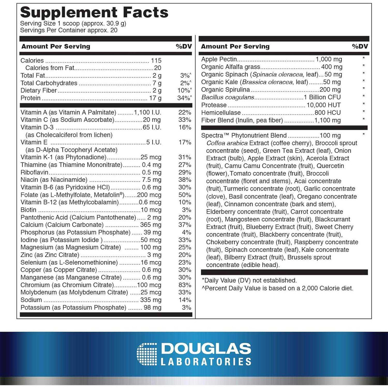Douglas Labs Ultra Protein Green™ - 21.8 oz DLBS77378 95